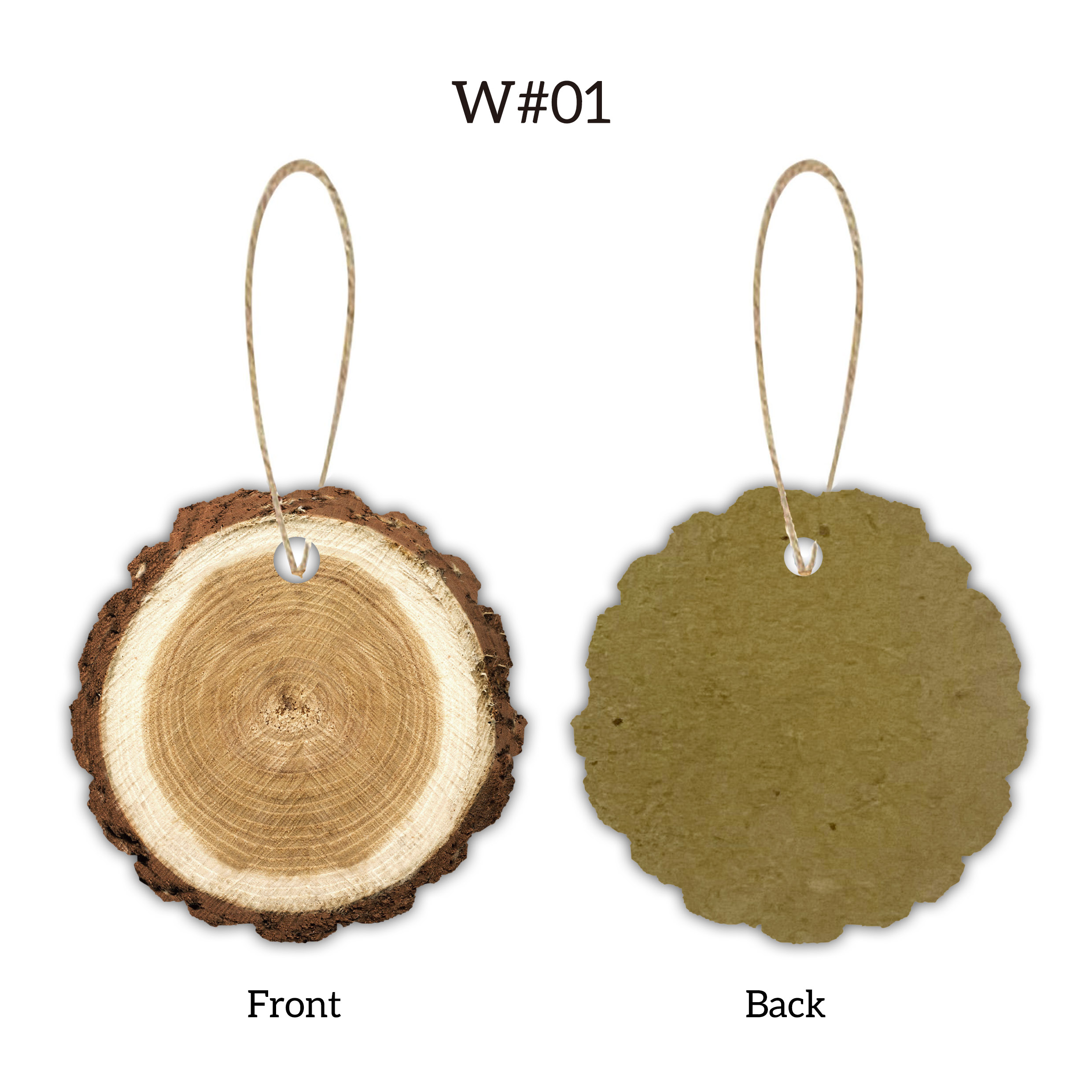 Boxed 15 oz. Two-tone Wooden Lid Ceramic Mug and 3" Ornament Gift Set 9