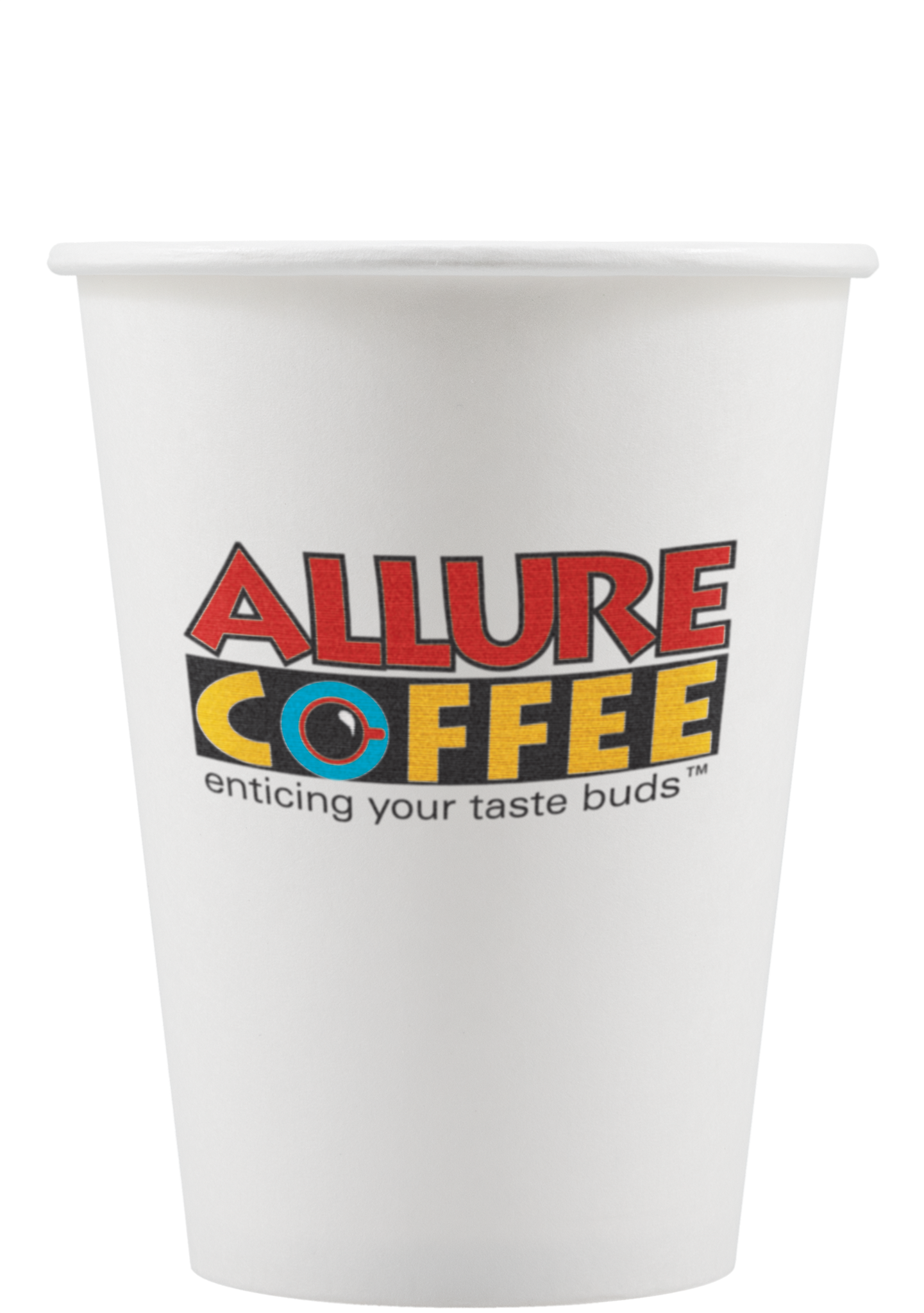 12 oz Paper Cup White Digital Print 2
