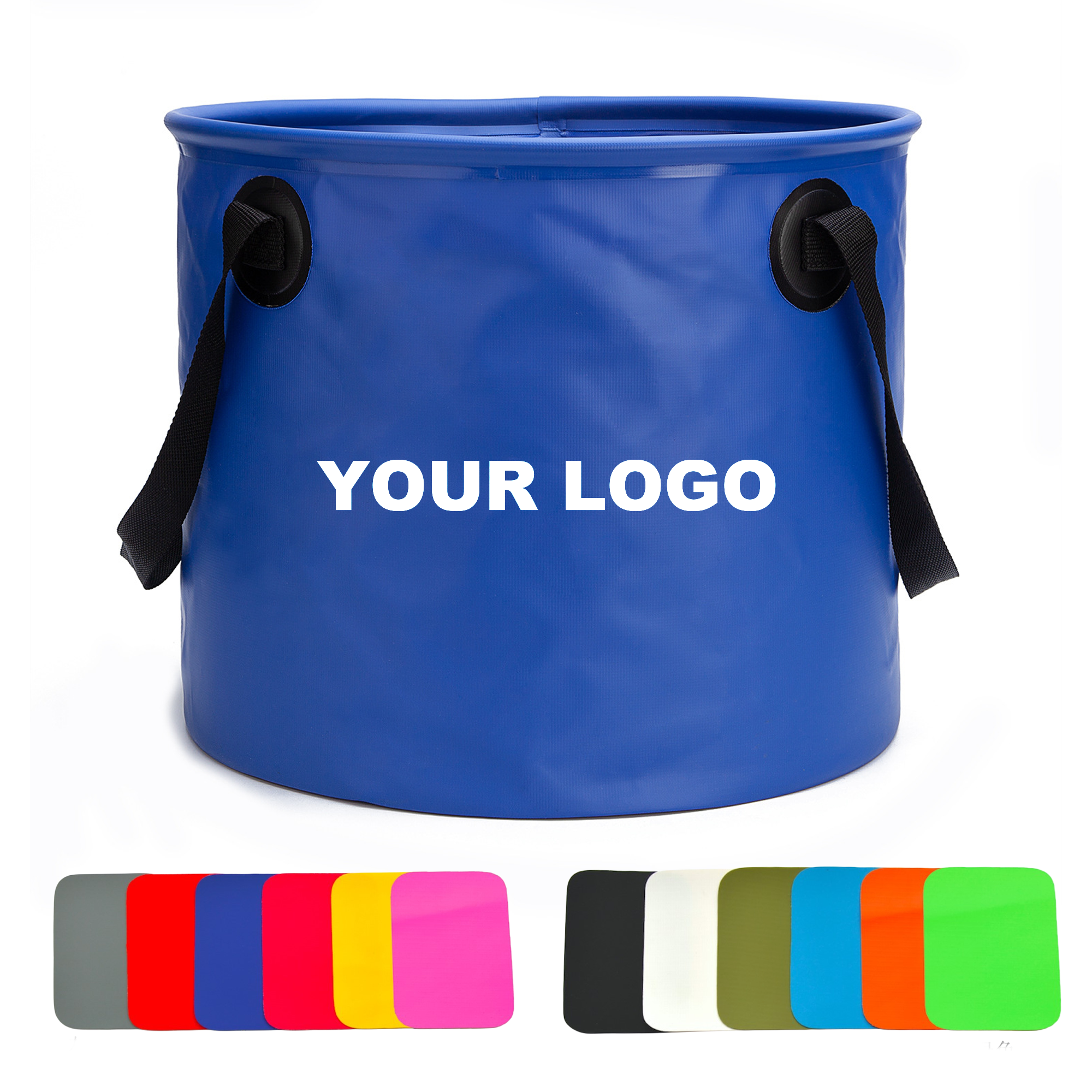 10L Outdoor Camping Handle Folding Bucket 2