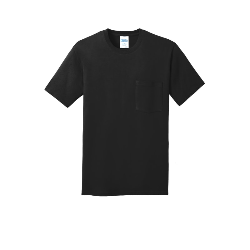 Port & Company Core Cotton Pocket Tee. 58