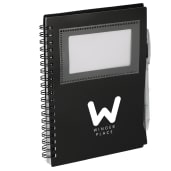 FSC® Recycled 5" x 7" Star Spiral Notebook with Pe 188