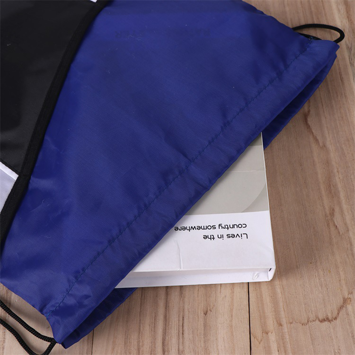 Two Tone Waterproof Mesh Cinch Bag 3