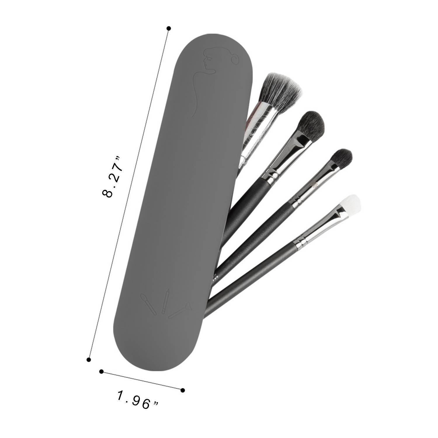 Waterproof Silicone Makeup Brush Storage Bag 8
