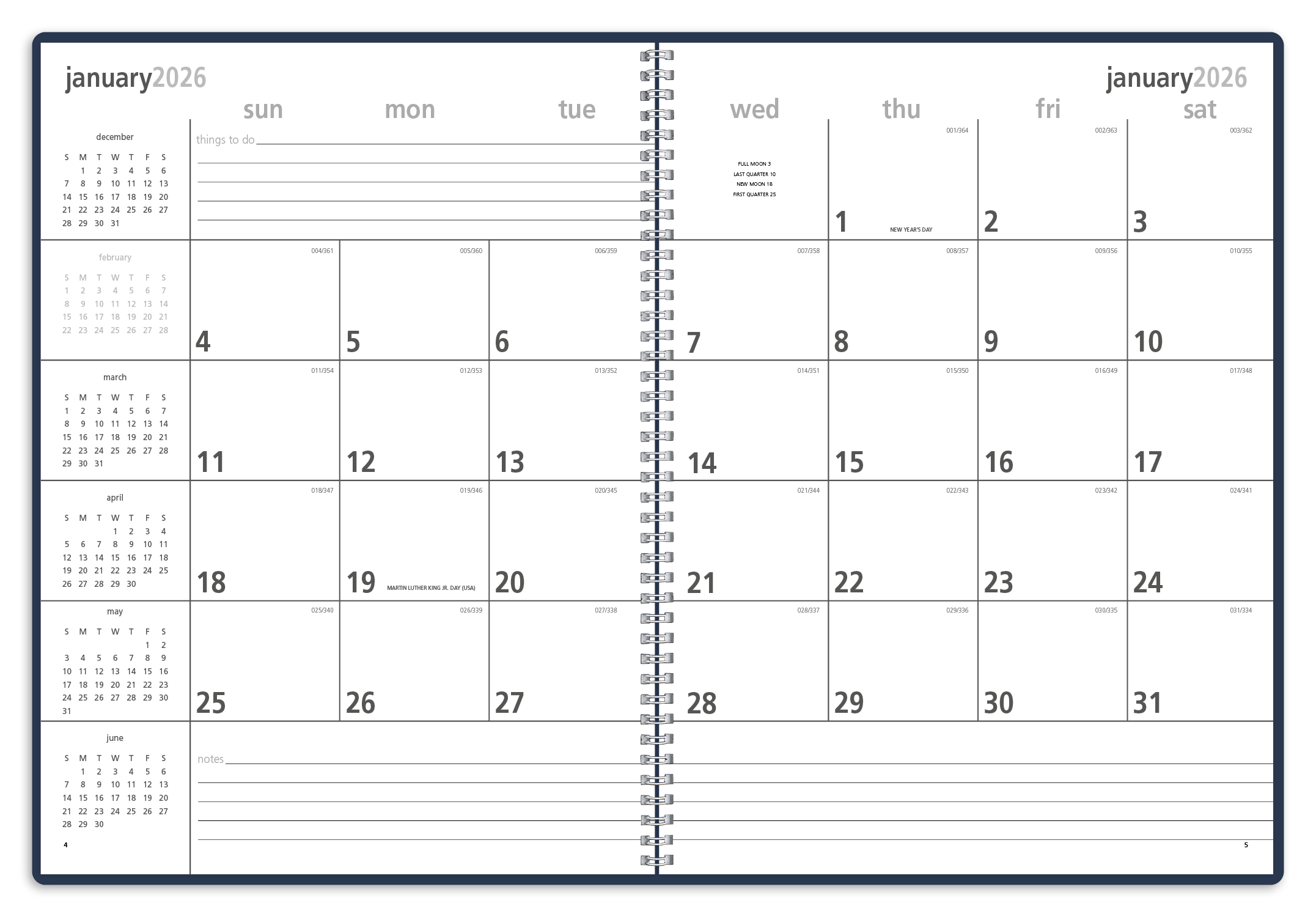 Triumph® Calendars Monthly & Weekly Planner 47