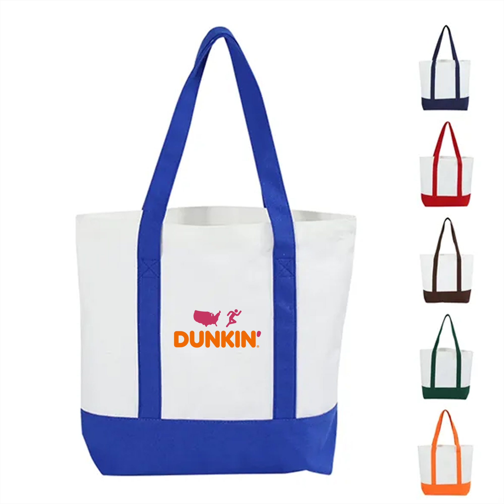 Two-Tone Canvas Tote ?C Durable & Eco-Friendly 1