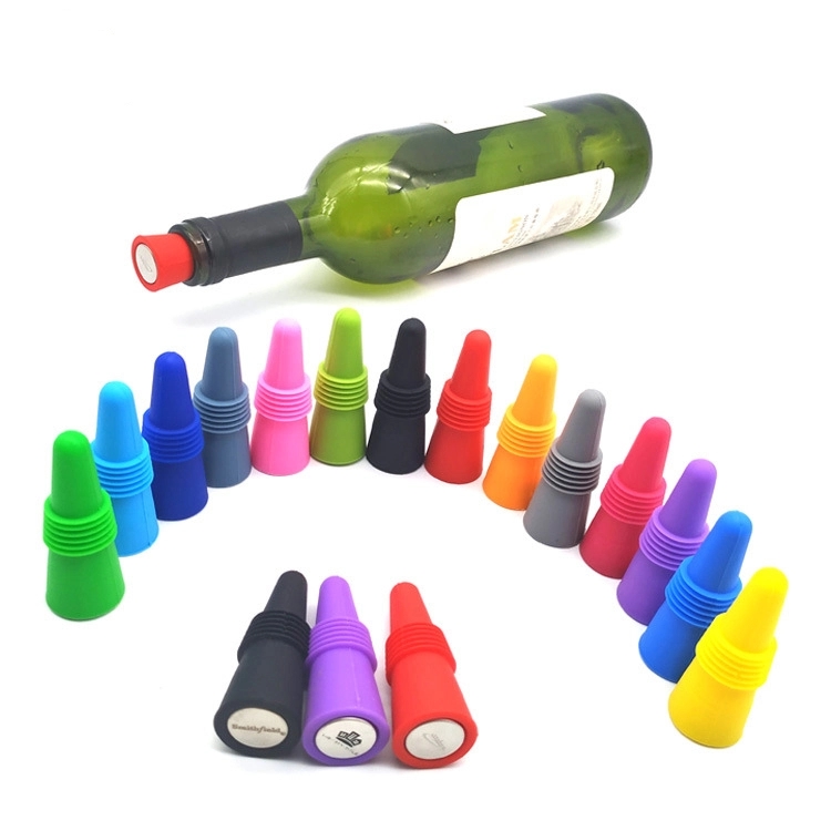 PRINTED SILICONE WINE BOTTLE STOPPER 9