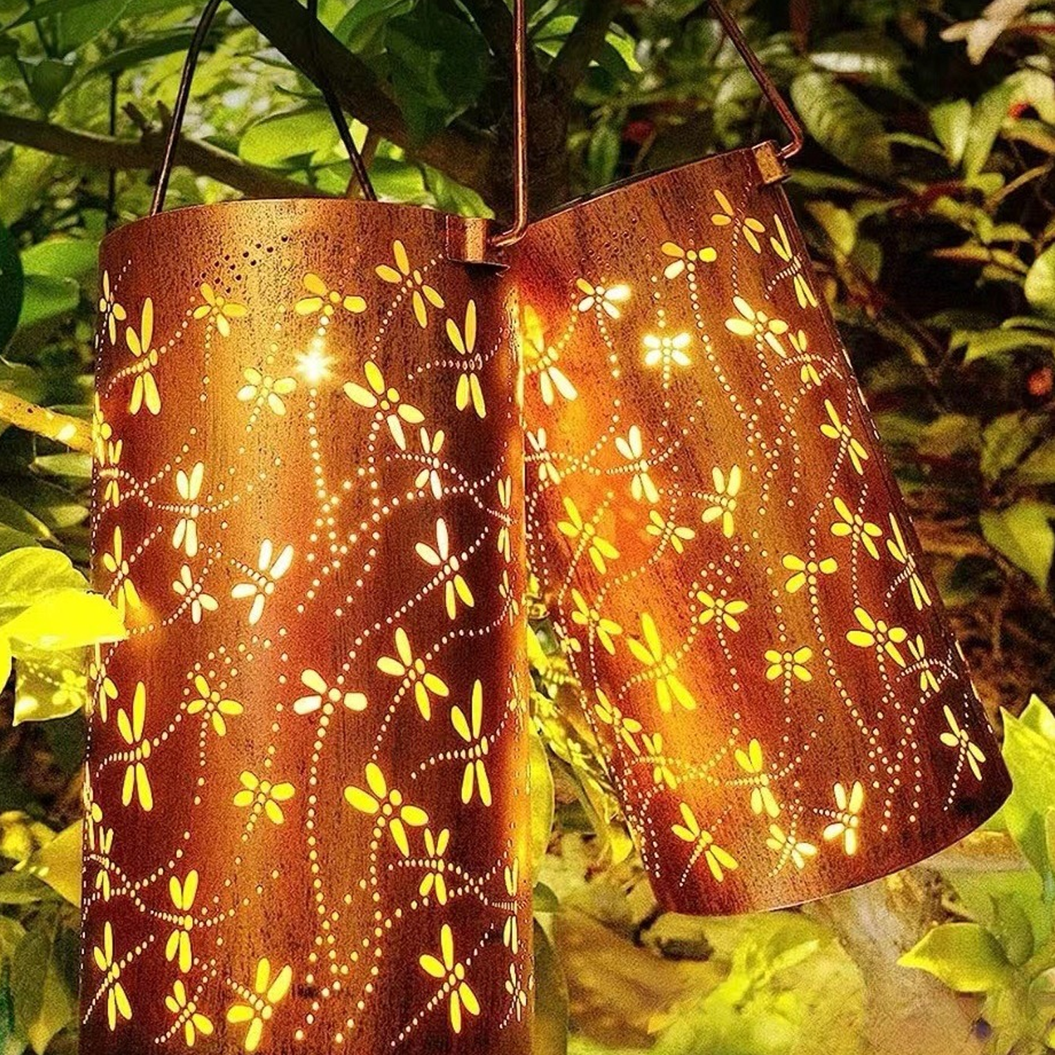 Solar Outdoor Waterproof Garden Decoration Dragonfly Lamp 5