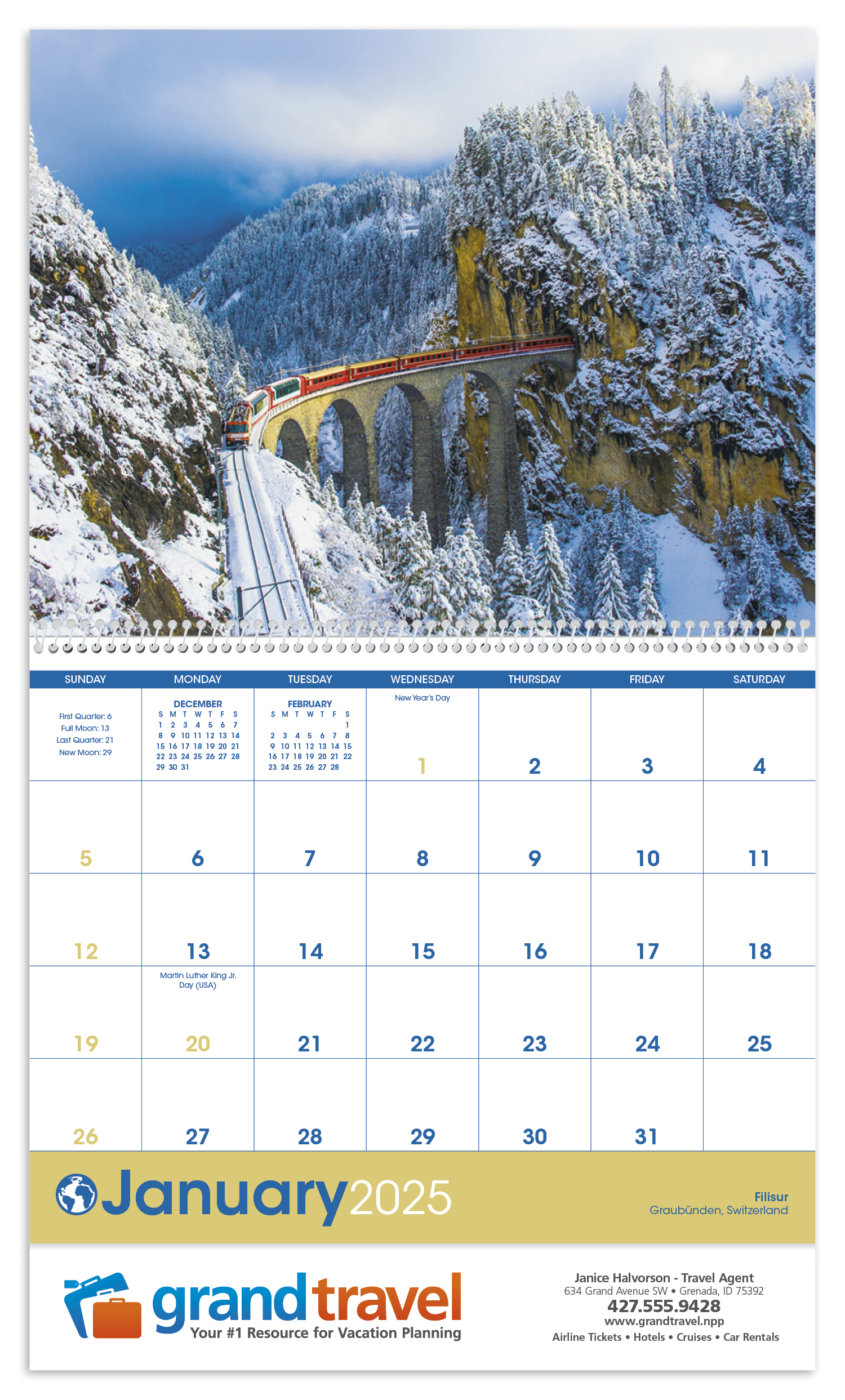 Triumph® Calendars World Scenic Calendar 56