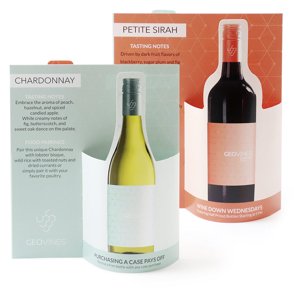 Wine Combo Wave 3D Table Tent 4