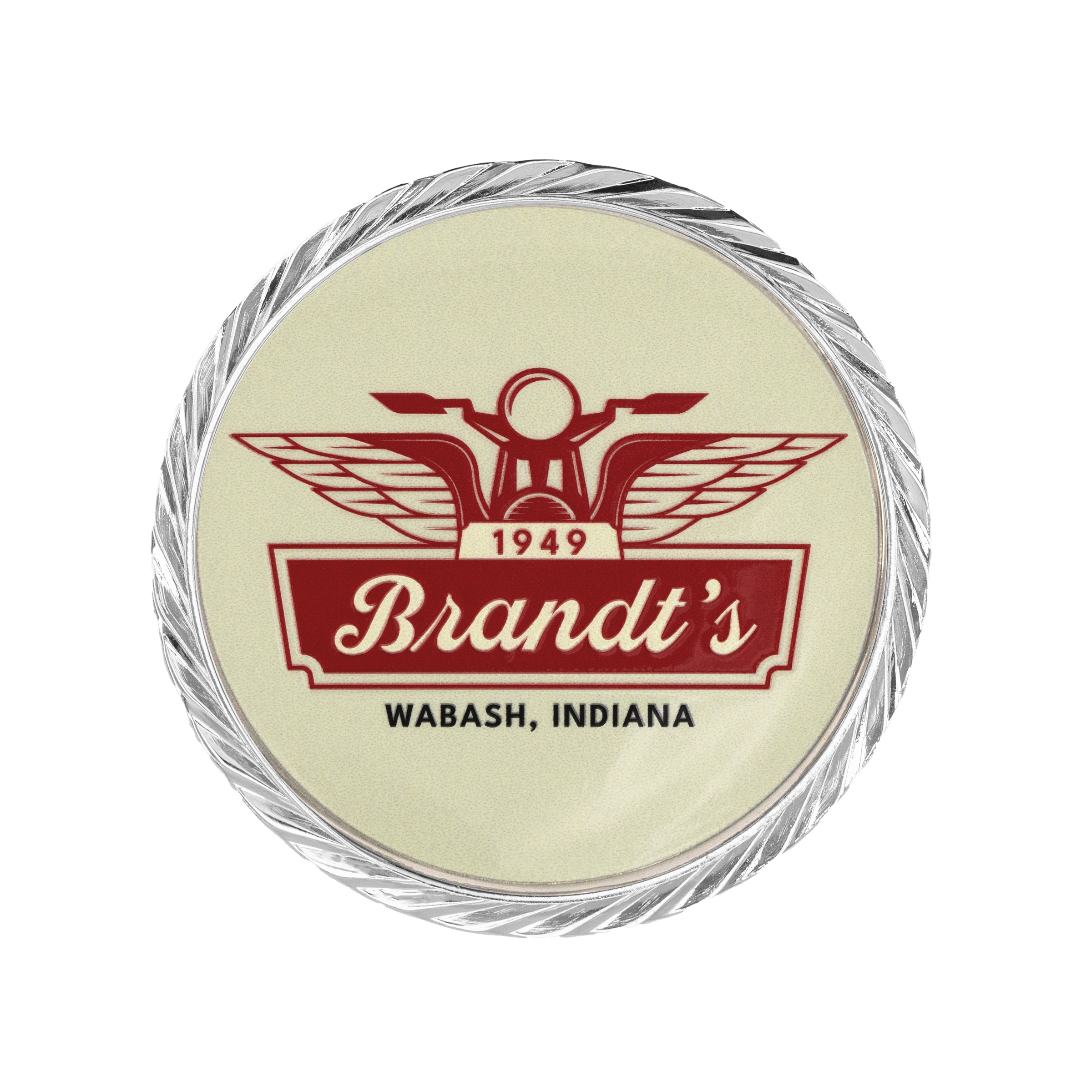1.75" Speed Challenge Coin Oblique Edge w/ 3D Texture Print 5