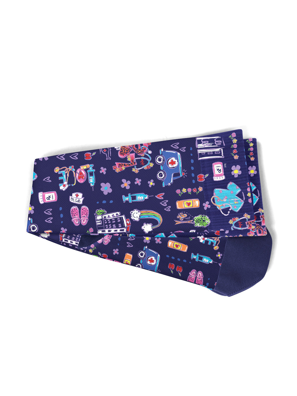 koi - Classics - Antimicrobial Compression Socks, 1 Pair