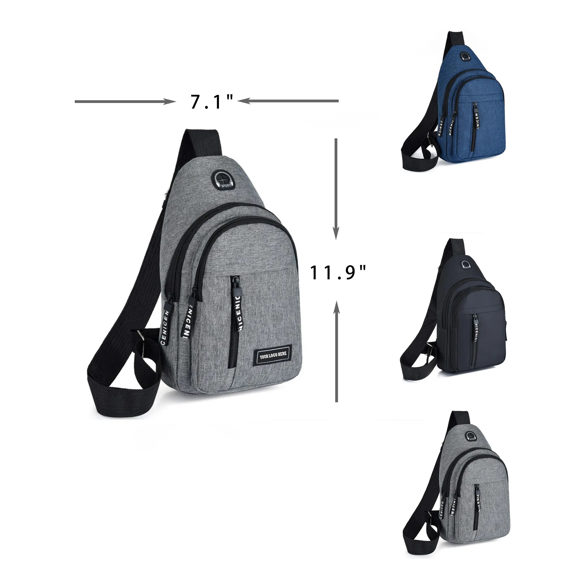 Travel Oxford Chest Bag 2