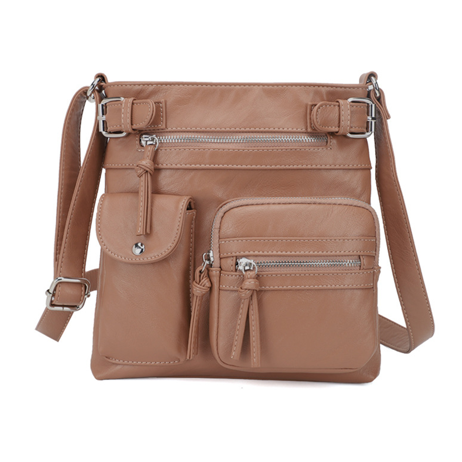 Fashion Niche PU Faux Leather Shoulder Bag 2