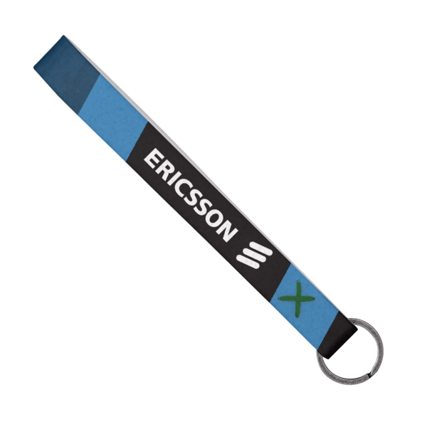 Strickland Dye-Sublimated Felt Wrist Keychain w/ Metal Split Ring 5