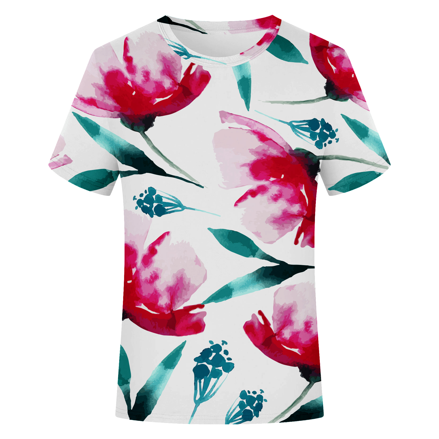 Custom Full Color 3D Printing T-Shirt 20