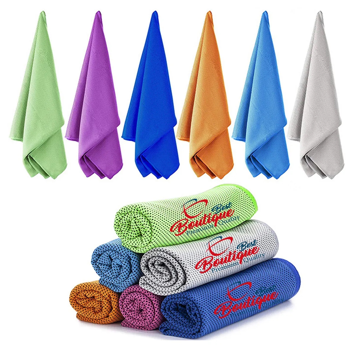 Soft Breathable Sports Cooling Towels for Neck and Face 7