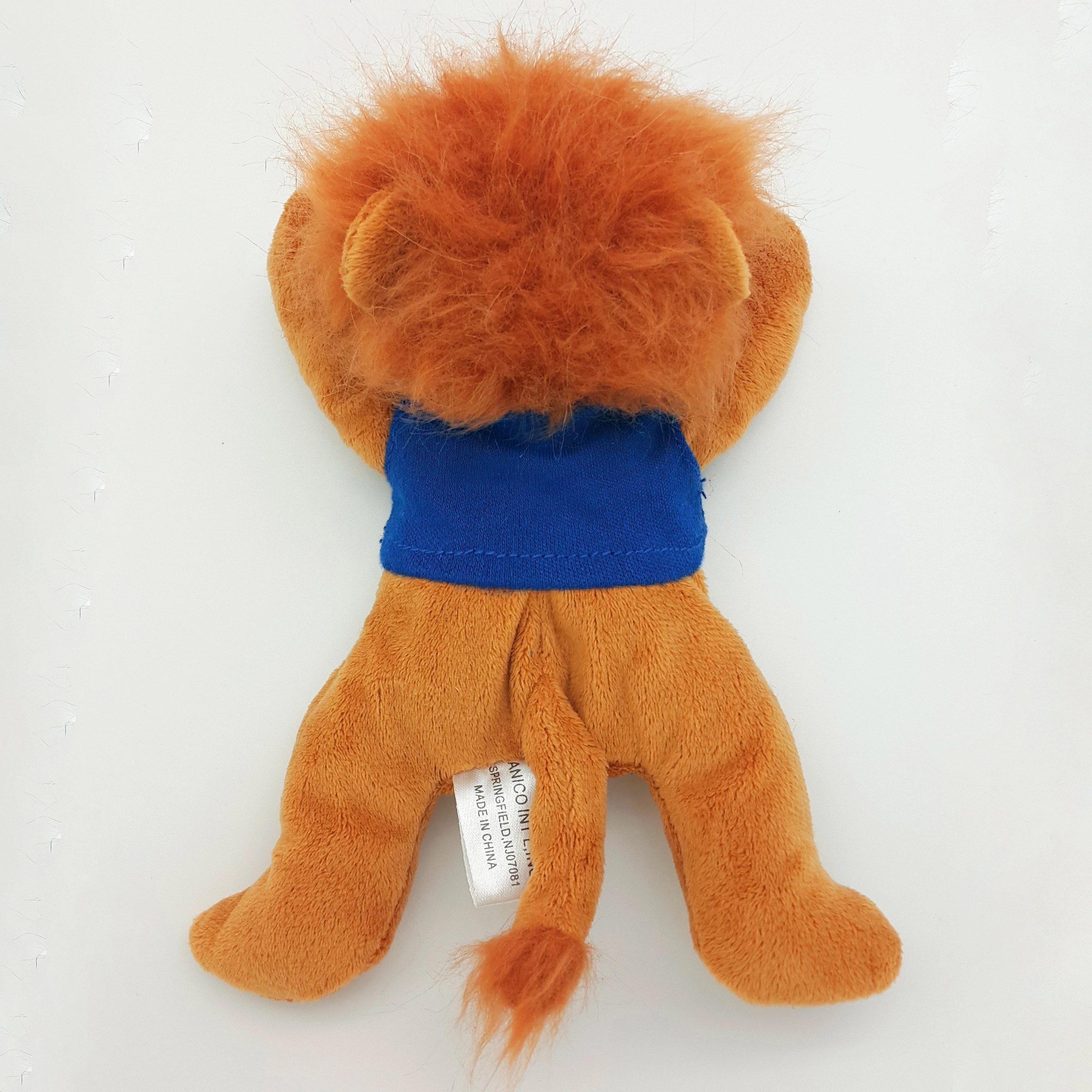 8" Laying Down Beanie Lion 14