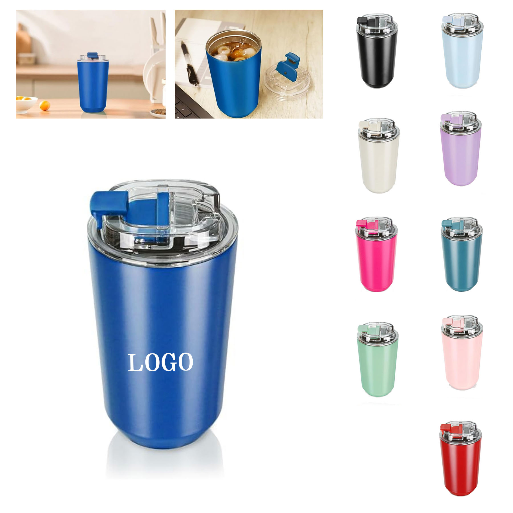 14oz Lid Insulated Tumbler 5