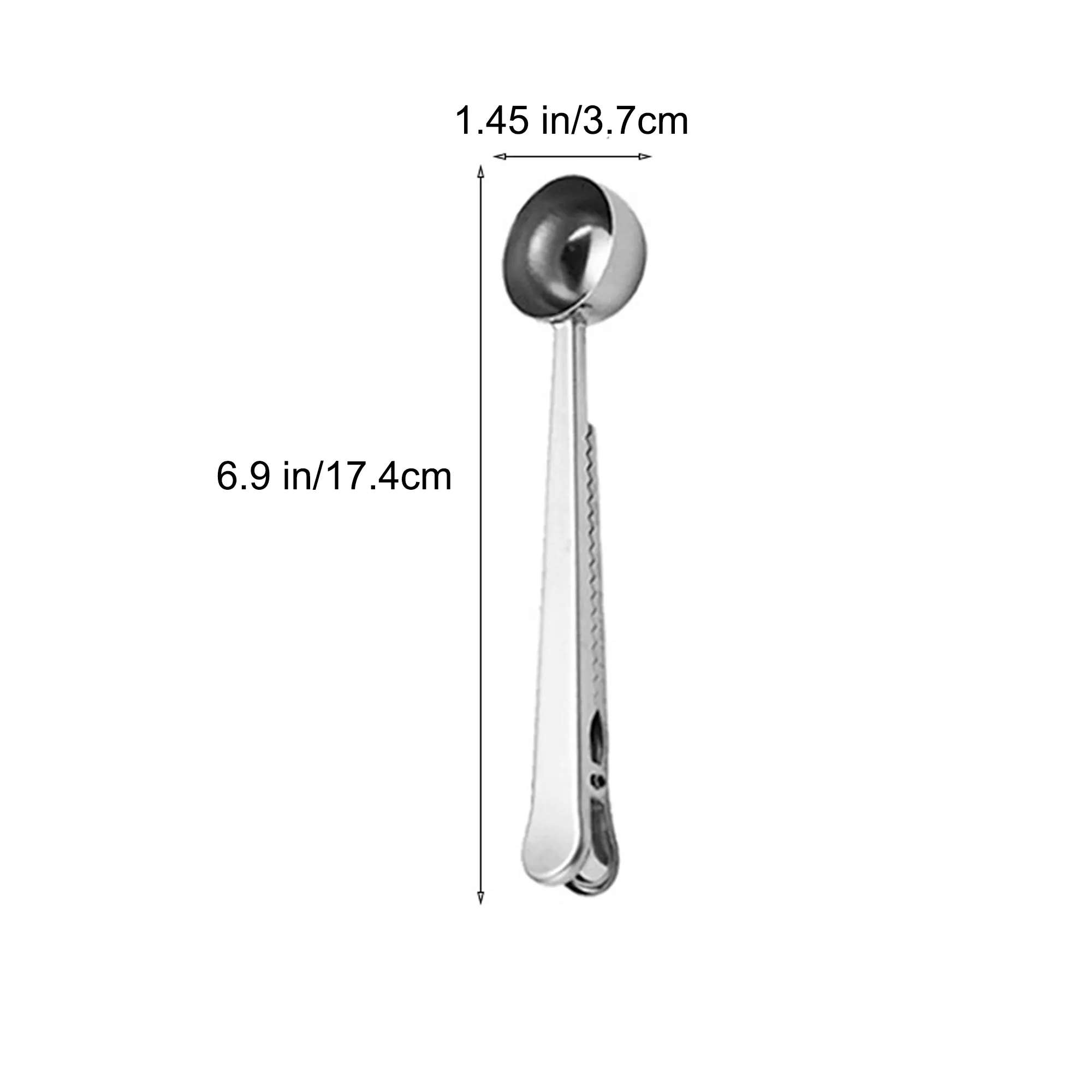 Stainless Steel Coffee Spoons with Bag Clip 4