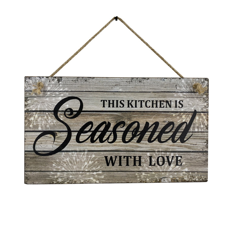 Christmas Decorative Wooden Door Signs 3