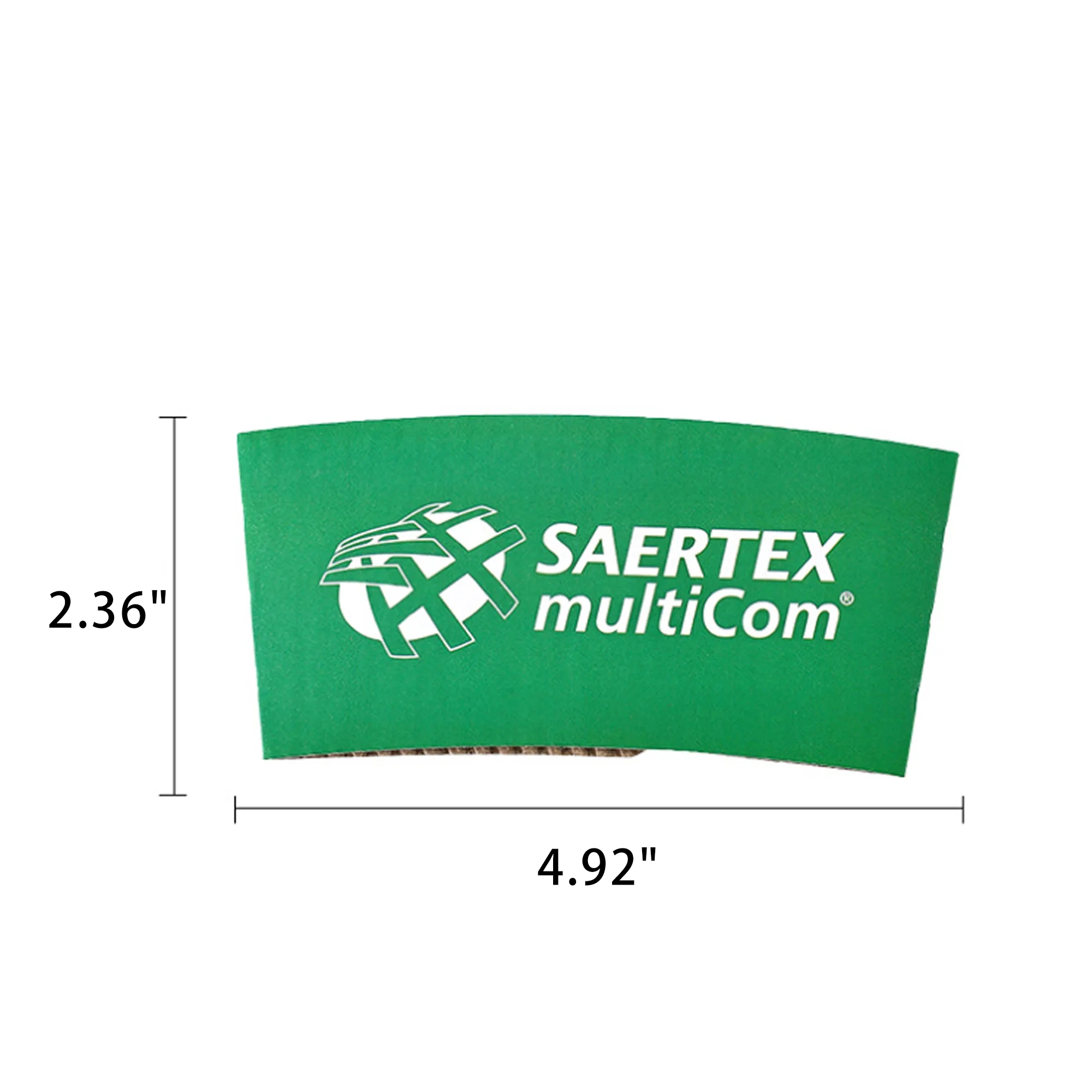 Full Color Double-Layer Craft Paper Coffee Cup Sleeve" 3