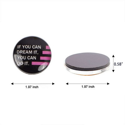 Crystal Fridge Magnet, custom magnet with logo imprint 2