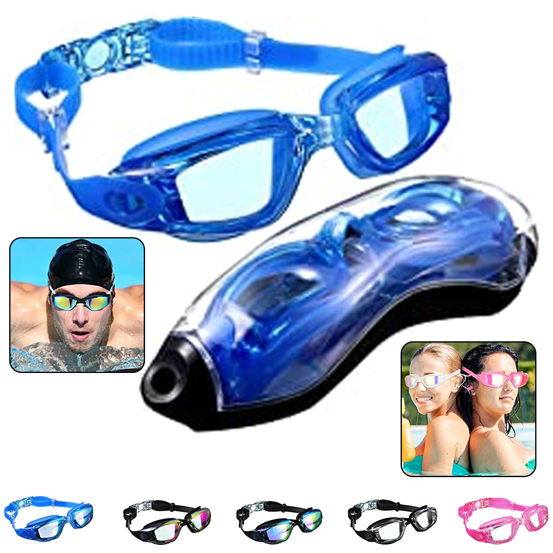 Swimming Goggles No Leaking Full Protection Glasses 2