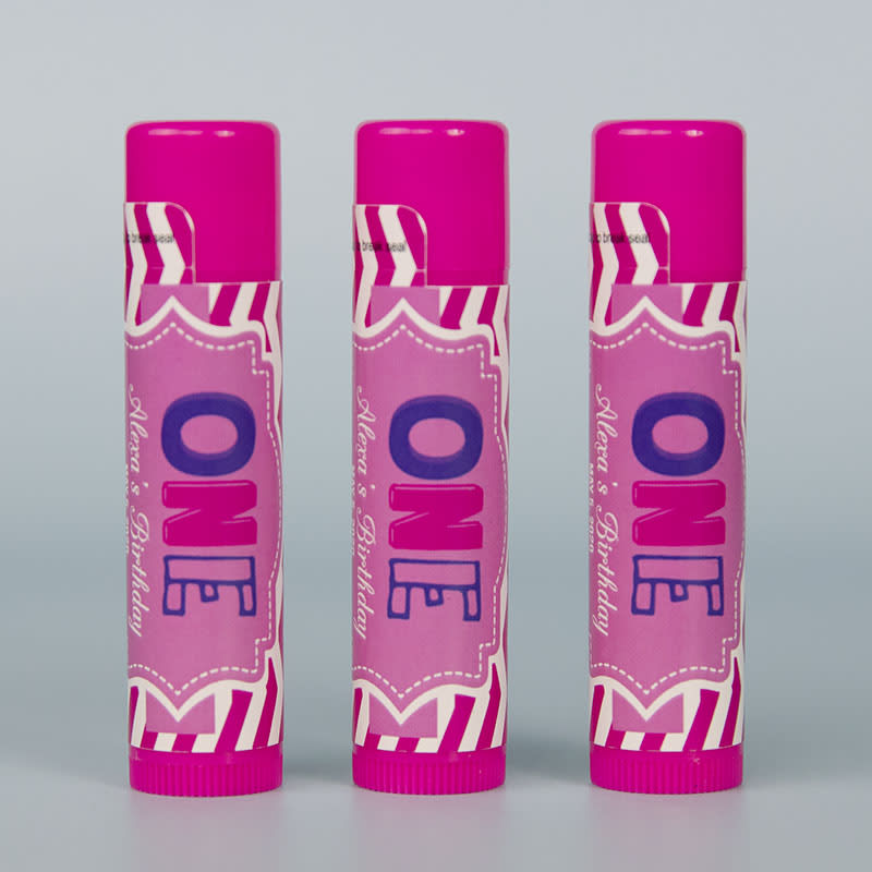 Custom SPF 15 Beeswax Lip Balms - Full Color 28