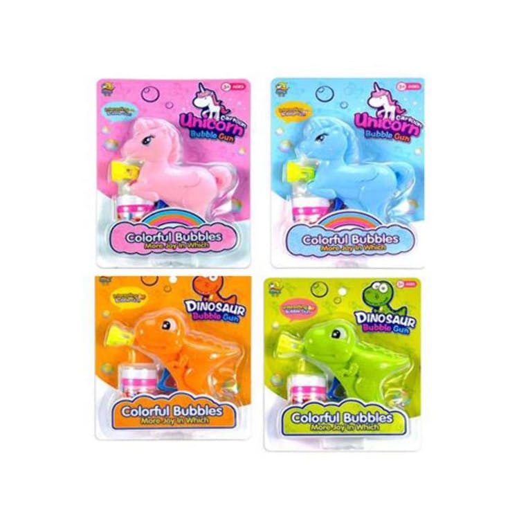 Bubble Guns - Unicorns & Dinosaurs 1.7 oz Bubbles 2