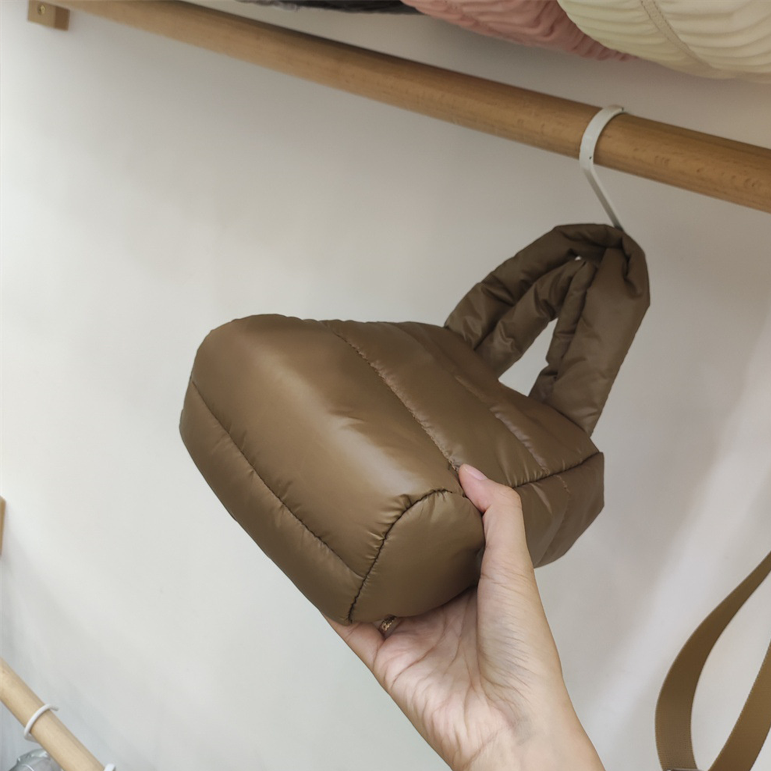 Mini Puffer Tote Light Padded Handbags cross-body bag 3