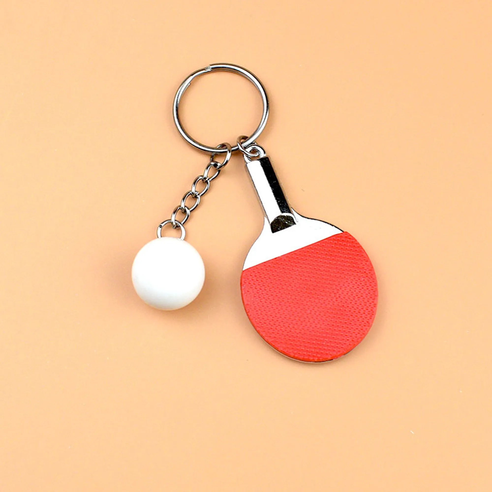 Mini Keyrings With Table Tennis Keychain 9