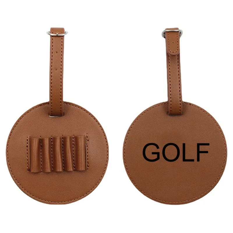 Personalised Leather Golf Tee Holder 1