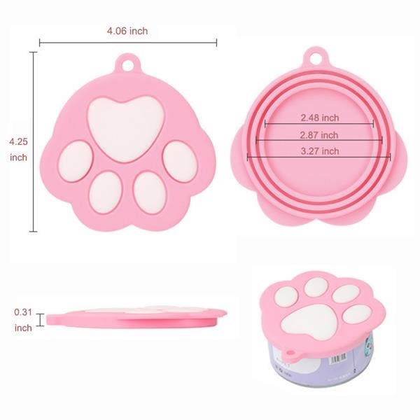 Silicone Pet Food Can Lids 2