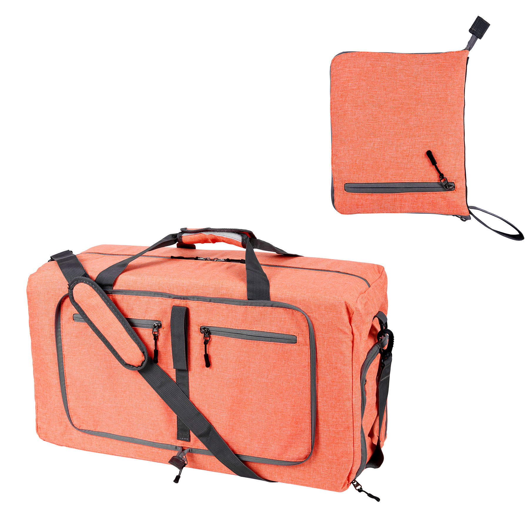 Foldable Travel Duffle Bag With Shoes Compartment 3