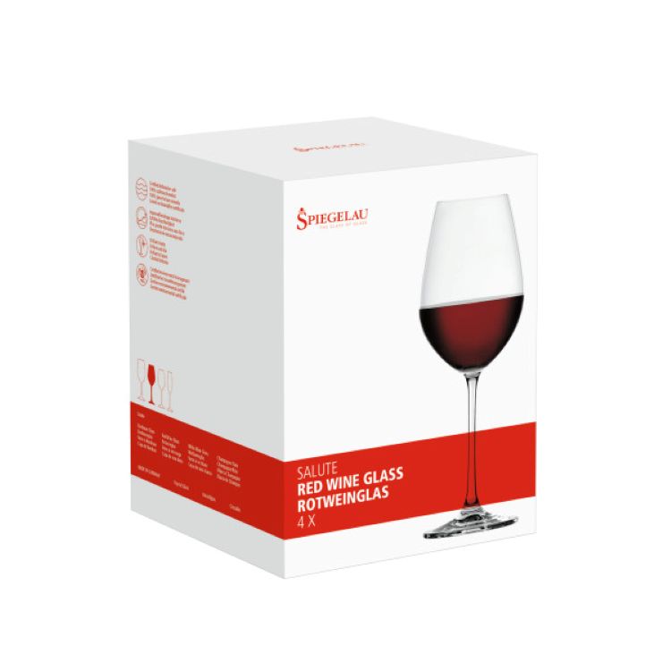 Spiegelau Salute 19.4 oz Red Wine Glass, set of 4 4