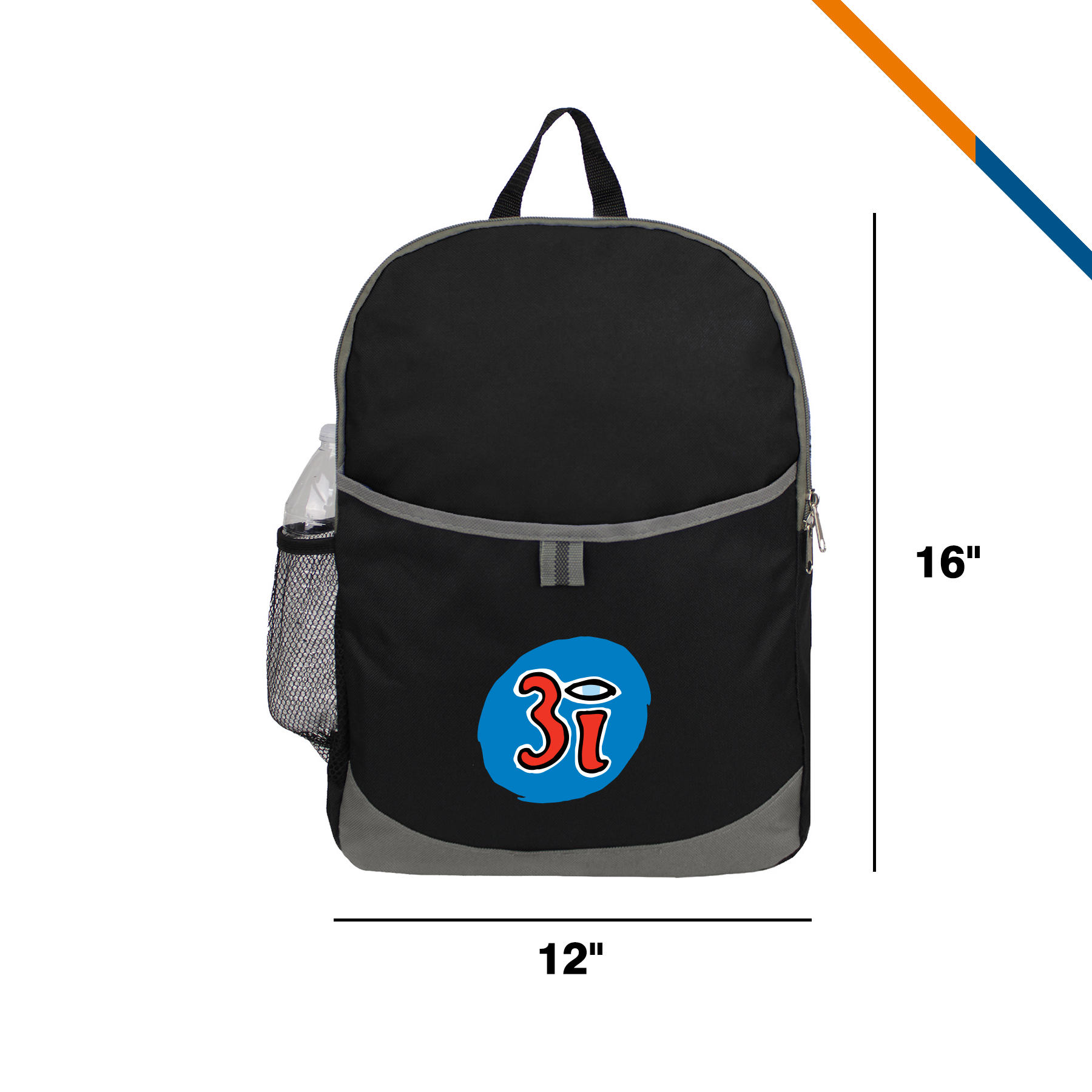 Orcher School Backpack, custom backpack with logo imprint 3