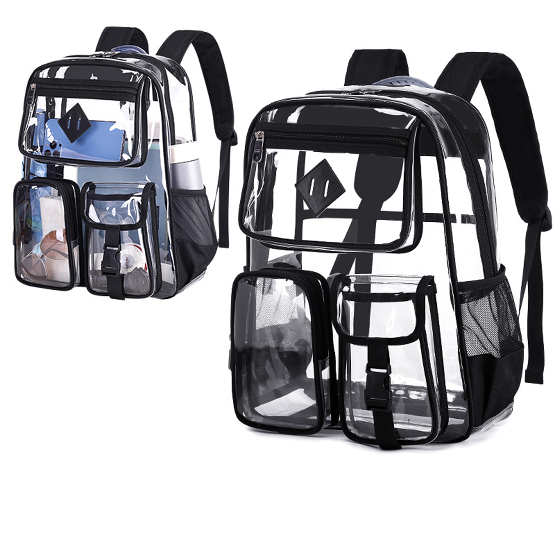 Large Clear Waterproof PVC Backpack 5