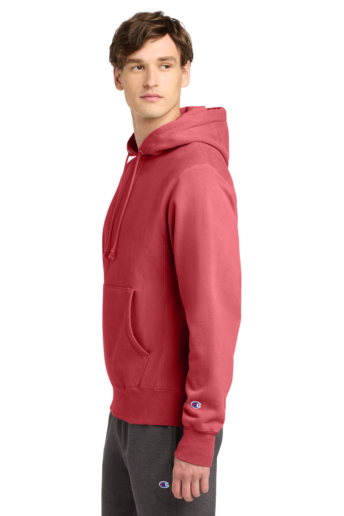 Champion Reverse Weave Garment-Dyed Hooded Sweatshirt. GDS101 65