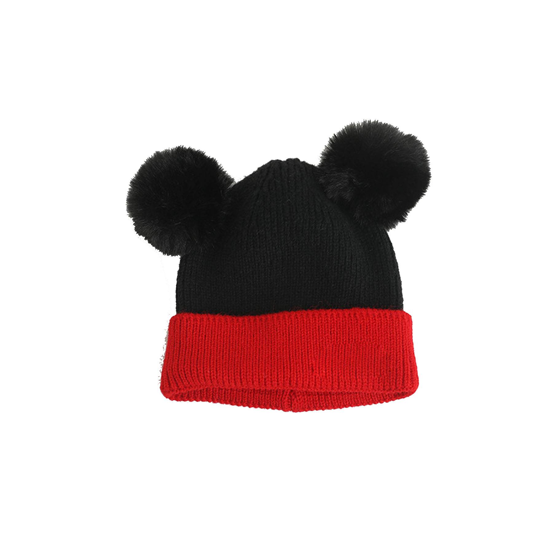 Double ball wool cap beanie for children 2