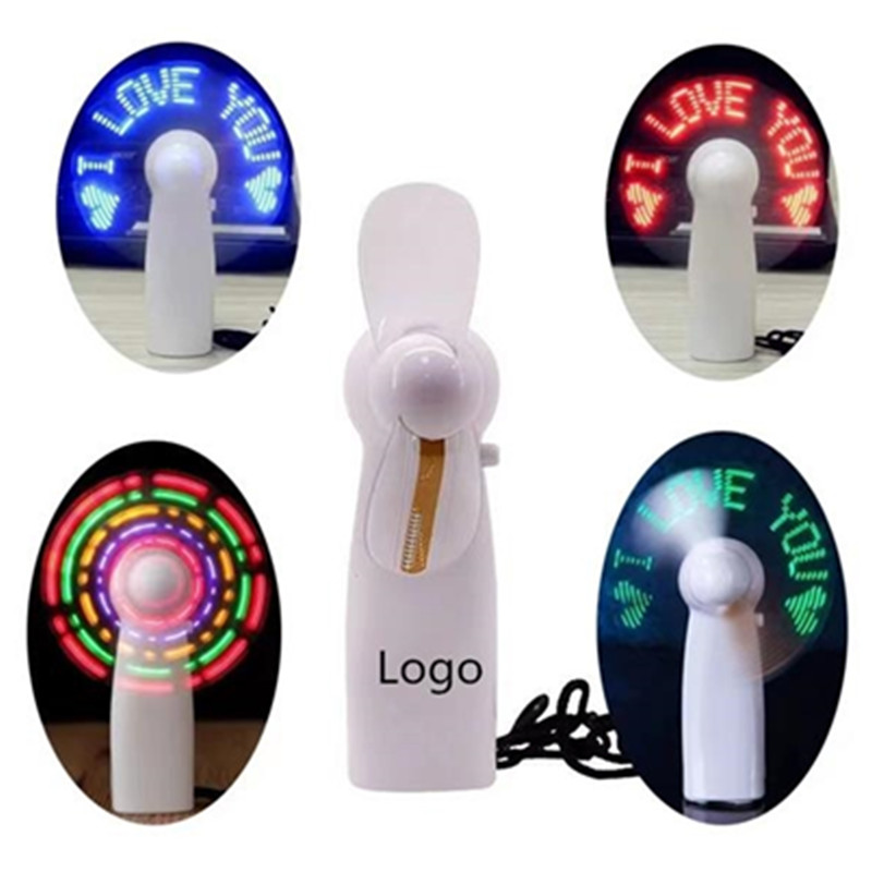 Message Editable Flash Led Fan 1