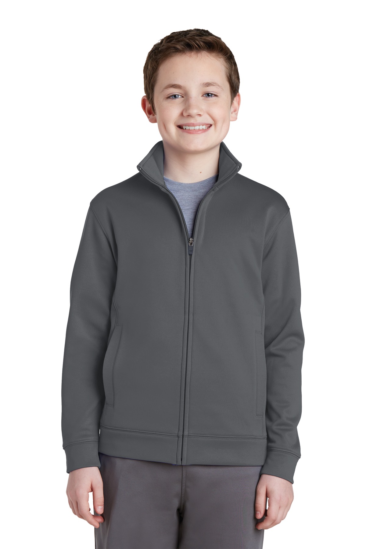 Sport-Tek® Youth Sport-Wick Fleece Full-Zip Jacket 28