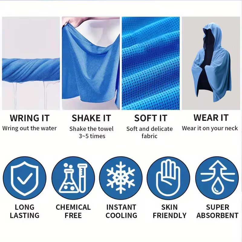 MOQ 10 pcs Cooling Neck Wraps 3