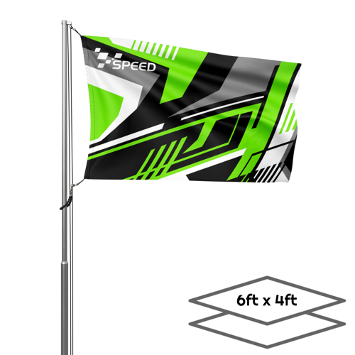 Double-Sided Dye Sublimation 2-Layer 6ft x 4ft Flag 3