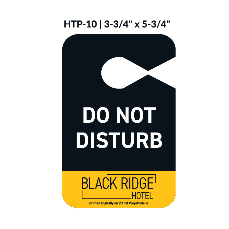 Non-Numbered Hang Tag w/1 Side Imprint (3¾"x5¾") 2