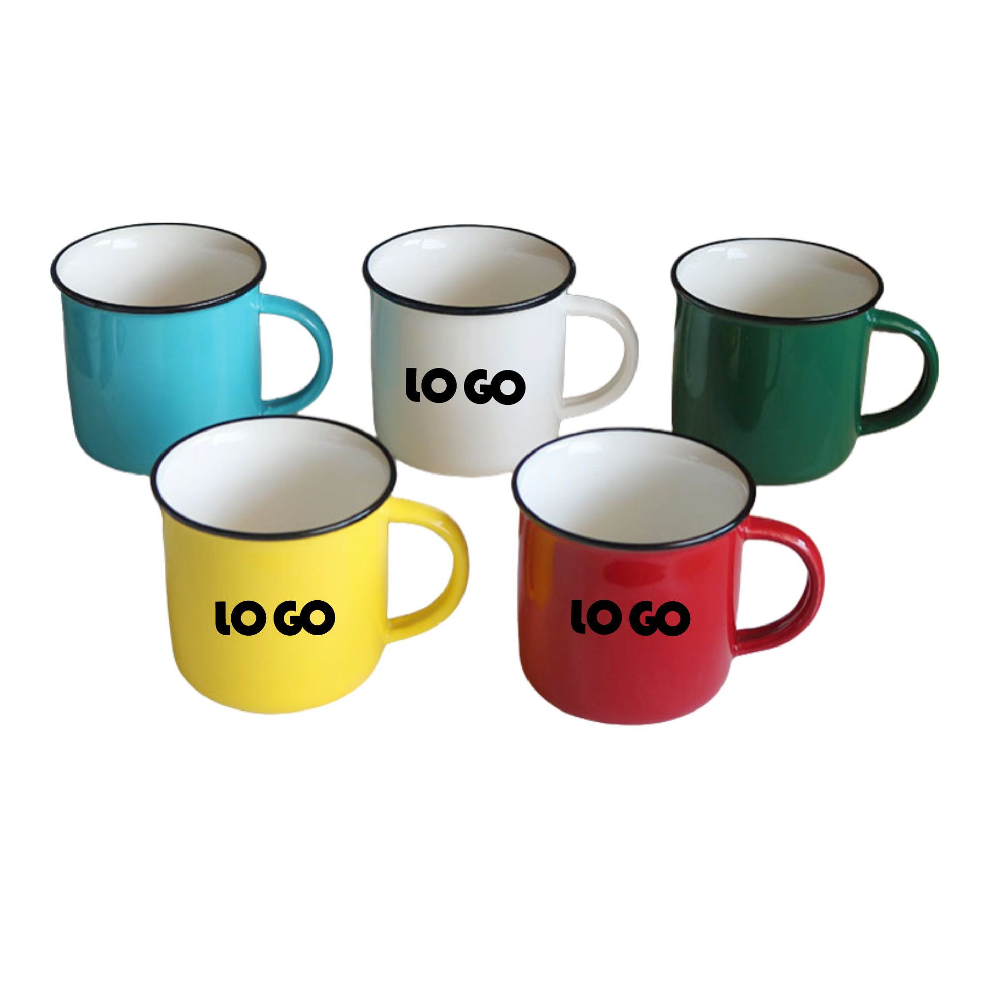 10oz Ceramic Campfire Coffee Mugs 2