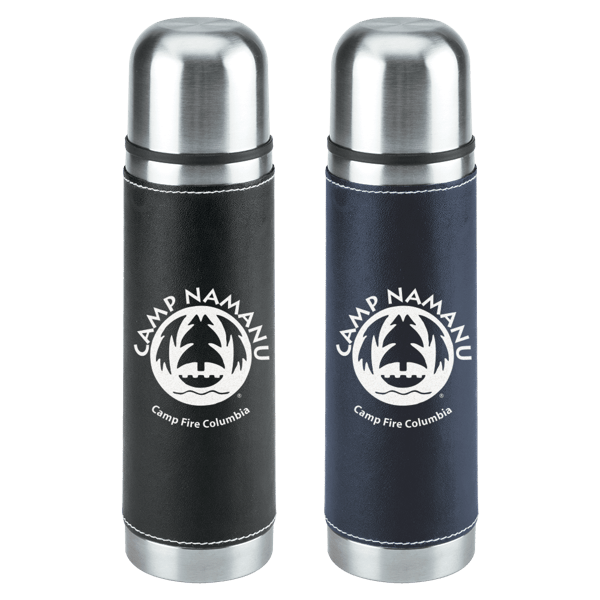 Leatherette Vacuum Bottle - 16 Oz. 13