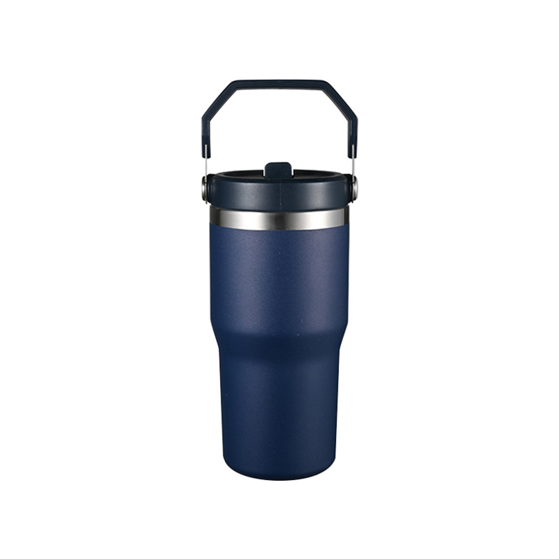 20 Oz. Vacuum Tumbler w/ Handle & Flip Straw Lid 11