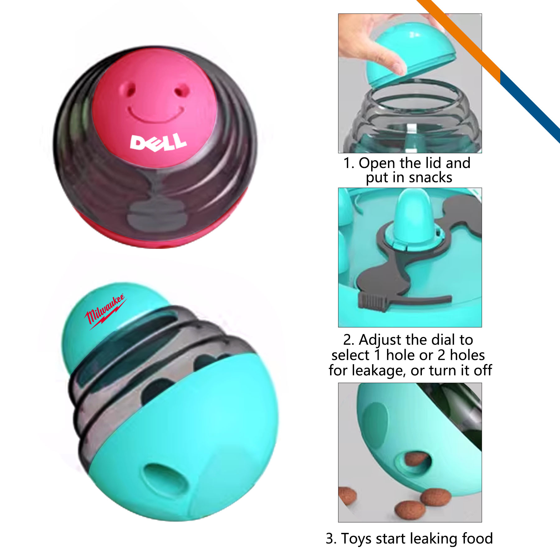 PetTreat Puzzle Feeder Ball 4
