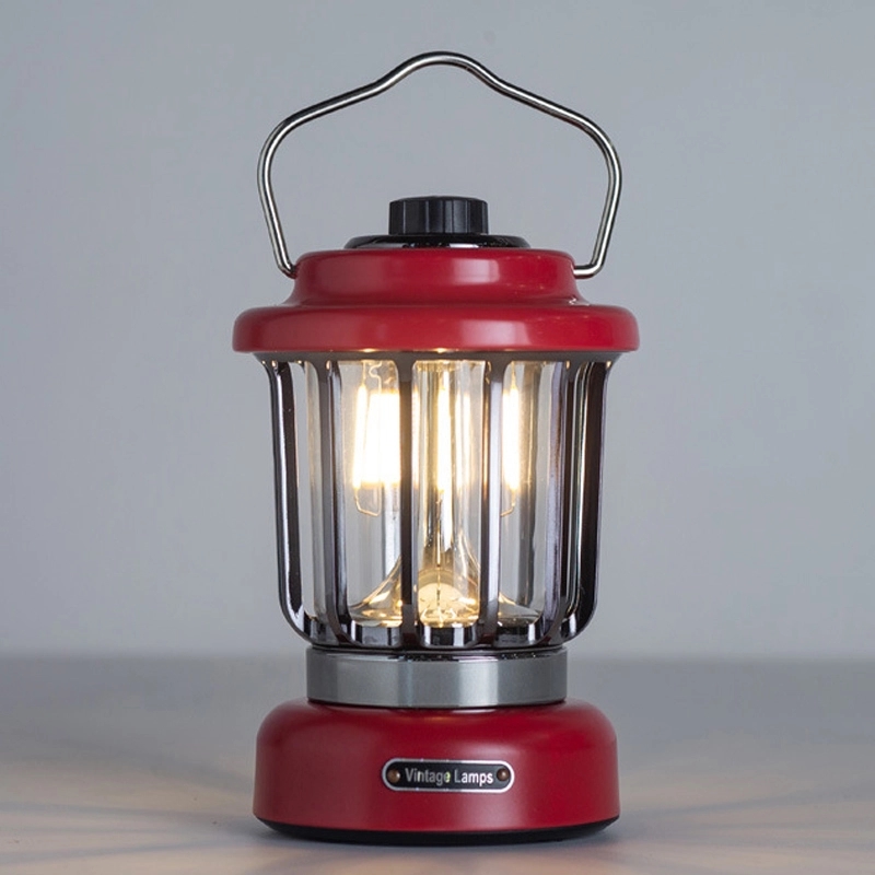 Retro Outdoor Camping LED Light & BBQ Picnic Party Lantern 8
