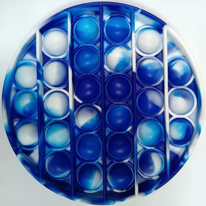 Round Camo Push Pop Bubble Sensory Toy 13